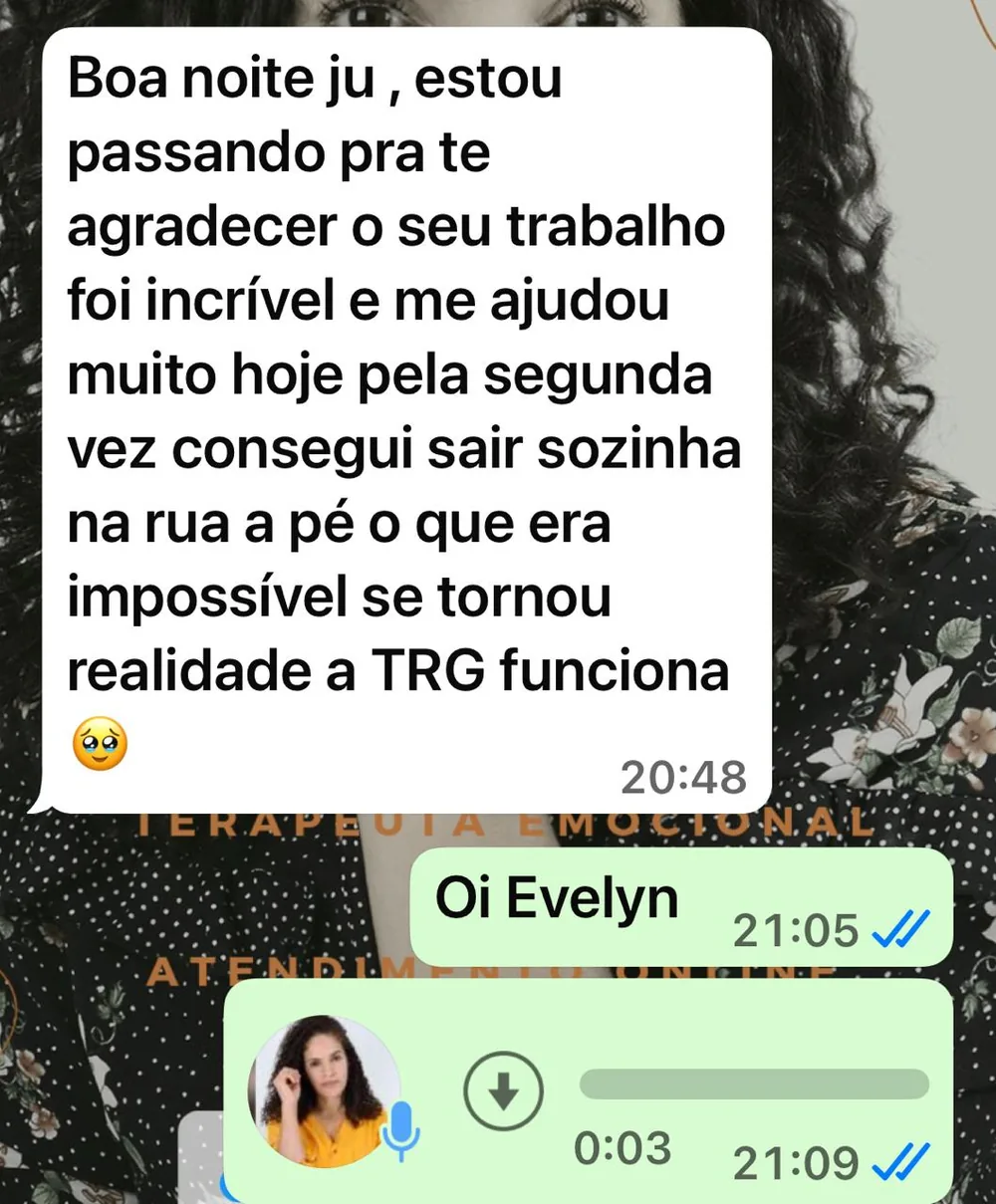 Print de depoimento de cliente